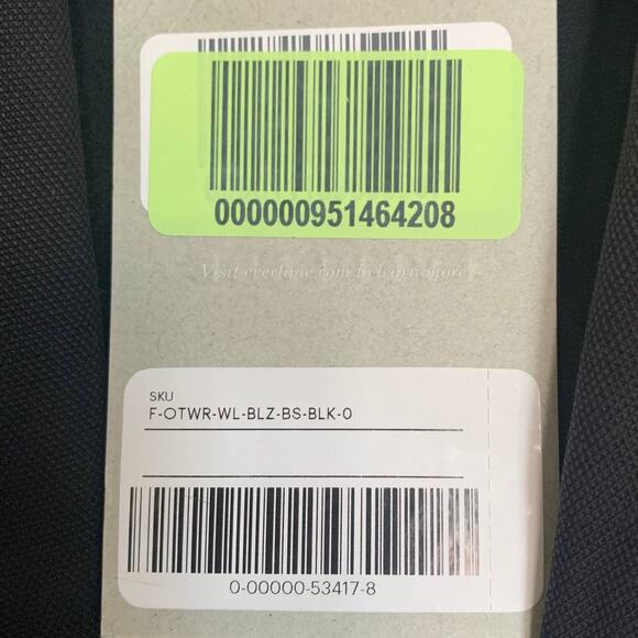 NWT Everlane Easy One Button Blazer in Black Lyocell - Picture 7 of 8